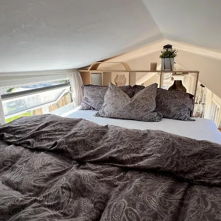 בית נופש Unique Tiny House With Hot Tub Just 30 Minutes From Oslo *